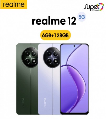  realme 12 5G(6/128GB)นาด 6.72 นิ้ว ความละเอียด Full HD+(By SuperTStore)