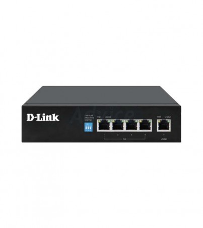 Gigabit Switching Hub 5 Port D-LINK DGS-F1005P-E (7,4 POE,+1 Uplink)(By SuperTStore)