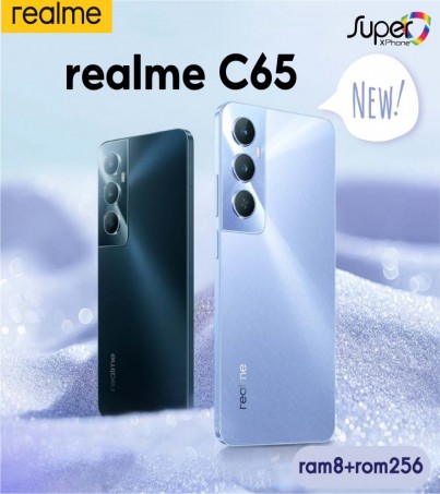 Realme C65 4G (8/256GB)น้องเล็กชิปเซ็ต Helio G85(By SuperTStore)