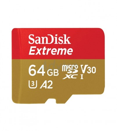 Micro SD 64GB SanDisk Extream (160MB/s.) (By SuperTStore)