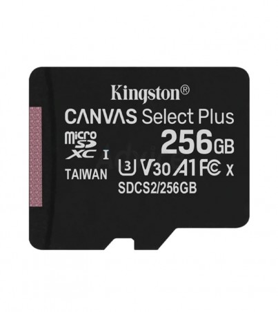 Micro SD 256GB Kingston SDCS2 (100MB/s.) การ์ด microSD รุ่น Canvas Select Plus  (By SuperTStore)