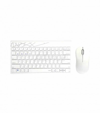 (2in1) Multi mode Keyboard RAPOO (8000M) White(By SuperTStore)