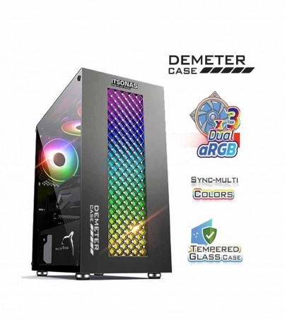 mATX Case (NP) ITSONAS Demeter ARGB (By SuperTStore)