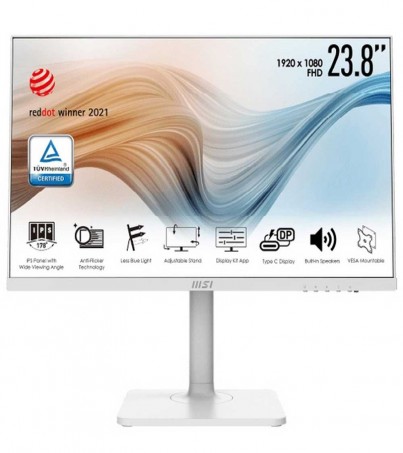 MSI Monitor 23.8'' MODERN MD241PW (IPS, HDMI, USB-C, SPK) 75Hz (By SuperTstore)