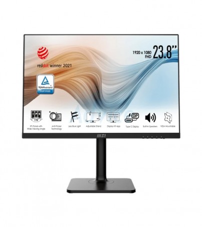 Monitor 23.8'' MSI MODERN MD241P (IPS, HDMI, USB-C, SPK) 75Hz