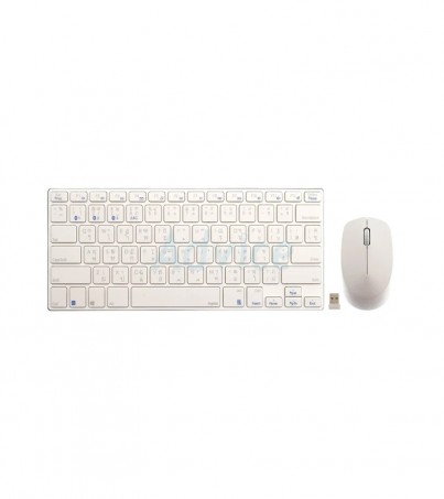 (2in1) Multi mode Keyboard RAPOO (9000M) White(By SuperTStore)