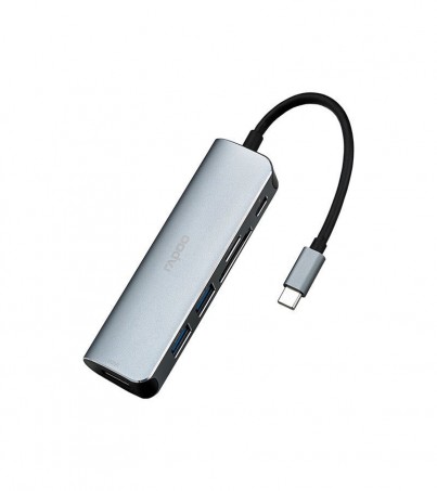 อะแดปเตอร์ Rapoo XD120 USB-C Multi-Function Adapter (6 in1)(By Lazada Superiphone)