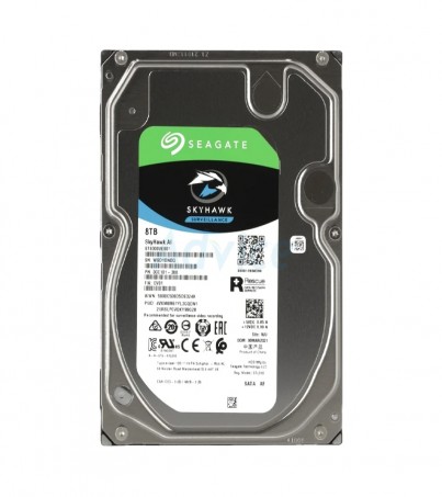 8 TB HDD CCTV SEAGATE SKYHAWK AI (7200RPM, 256MB, SATA-3, ST8000VE001)