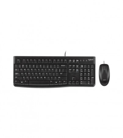 (2in1) USB LOGITECH (MK120) Black