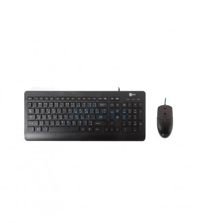 (2in1) USB LECOO (KM1001) Black By LENOVO