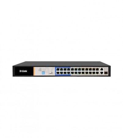 Switching Hub 24 Port D-LINK DES-F1026P-E (17'', 24 POE,+2 Gigabit,+1 Combo SFP)(By SuperTStore)