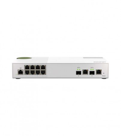 QNAP QSW-M2108-2C 10-Port 10GbE and 2.5GbE Layer 2 Web Managed Switch สวิตซ์(By SuperTStore)