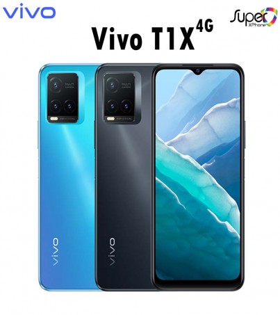 vivo T1x 4G(Ram4/64GB) กว้าง 6.58 นิ้ว หน้าจอ 90 เฮิรตซ์(By SuperTStore)