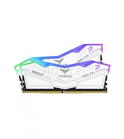 TEAM RAM DDR5(6400) 32GB (16GBX2)  DELTA RGB WHITE(By SuperTStore)