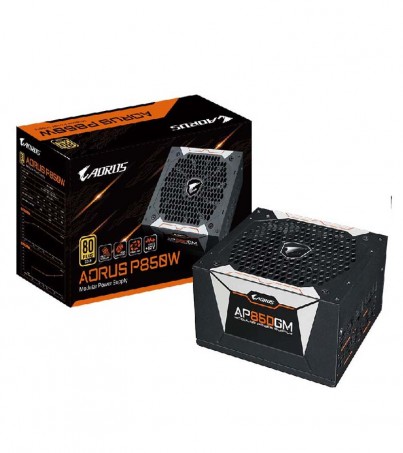 POWER SUPPLY (อุปกรณ์จ่ายไฟ) GIGABYTE AORUS AP850GM 850W 80 PLUS GOLD (GP-AP850GM_1.0) BLACK