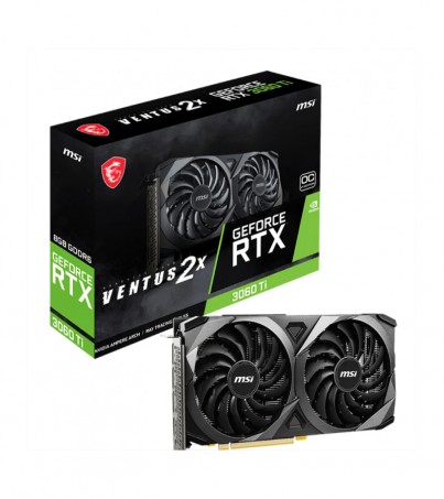 VGA MSI GEFORCE RTX 3060 TI VENTUS 2X OCV1 - 8GB GDDR6 REV.1.0