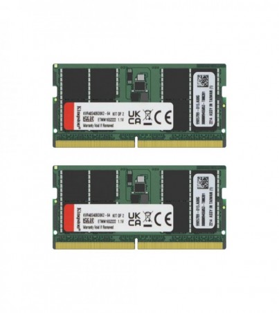 Kingston KVR48S40BD8K2-64 64GB (32GB x2) DDR5 4800MT/s Non ECC Memory RAM SODIMM