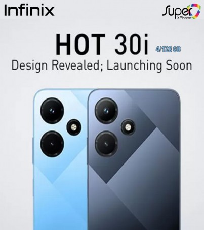 Infinix Hot 30i(4/128GB)หน้าจอ IPS-LCD กว้าง 6.6 นิ้ว(By SuperTStore)