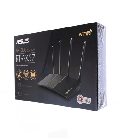 Router ASUS (RT-AX57) Wireless AX3000 Dual Band Gigabit Wi-FI 6