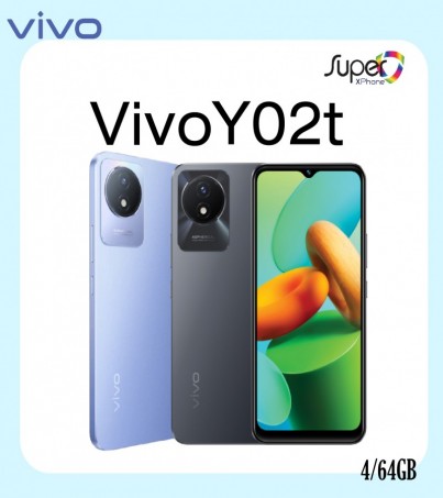 vivo Y02T(ram4+rom64GB)ชิปเซ็ต MediaTek Helio P35(By SuperTStore)