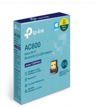 Wireless USB Adapter TP-LINK (Archer T2UB Nano) AC600 Dual Band Bluetooth 4.2