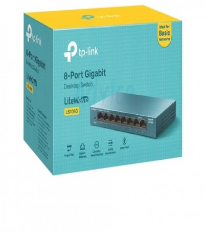 Gigabit Switching Hub 8 Port TP-LINK LS108G (6'')