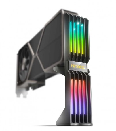 ANTEC RGB GPU SUPPORT BRACKET [SUPPORT GRAPHICS CARD & ENRICH CHASSIS](By SuperTStore)