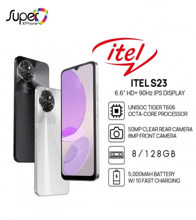 Itel S23 (8/128GB)หน้าจอใหญ่ 6.6 นิ้ว HD+(By SuperTStore)