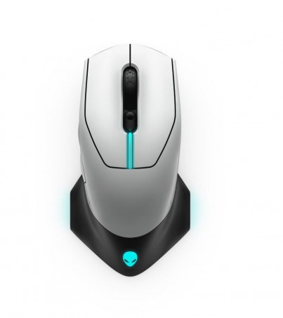 เมาส์เกมมิ่ง GAMING MOUSE DELL ALIENWARE AW610M LUNAR LIGHT (USB / WIRELESS)