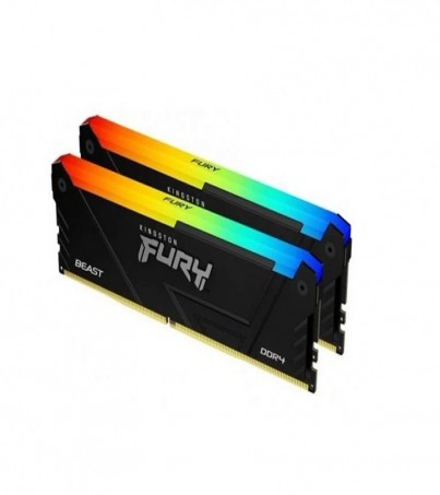 RAM DDR4(3200) 16GB (8GBX2) KINGSTON FURY BEAST RGB (KF432C16BB2AK2/16)