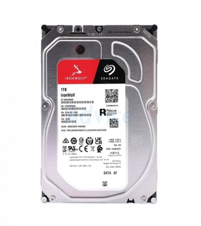 1 TB HDD SEAGATE IRONWOLF (5400RPM, 256MB, SATA-3, ST1000VN008)