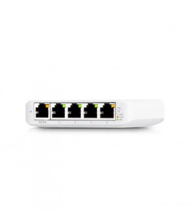 UBIQUITI Gigabit Switching Hub (USW-Flex-Mini) 5 Port (1-Port PoE IN, 4-Port Po)