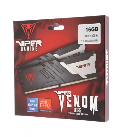 RAM DDR5(5600) 16GB (8GBX2) PATRIOT VIPER VENOM (PVV516G560C40K)