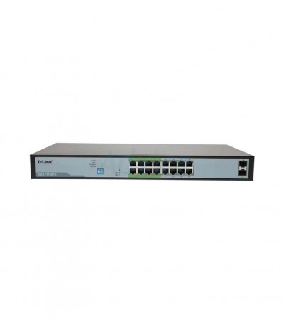 Gigabit Switching Hub 16 Port D-LINK DGS-F1018P-E (17,16 POE,+2 SFP)(By SuperTStore)