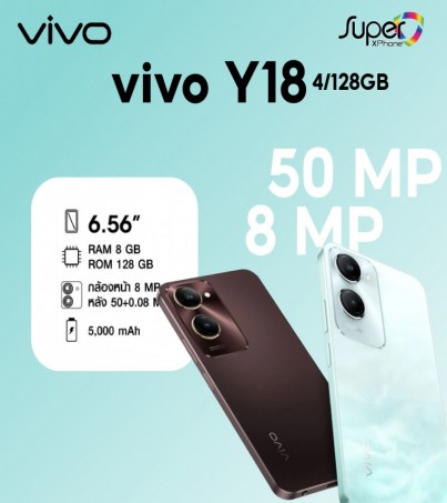 vivo Y18 (Ram4GB/Rom128GB) (By SuperTStore)