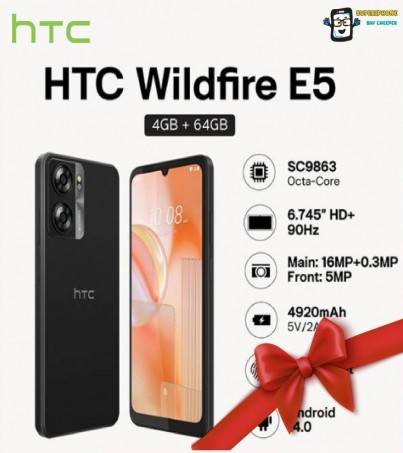 HTC Wildfire E5 (4/64GB)น้องเล็ก ชิปเช็ต UNISOC SC9863A(By SuperTStore)