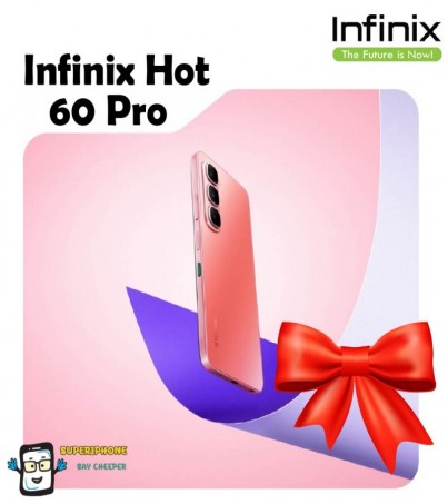 Infinix HOT 60 Pro (8+256GB)จอ 6.78 นิ้ว AMOLED l แบต 5,160mAh ชาร์จไว 45w(By SuperTStore)