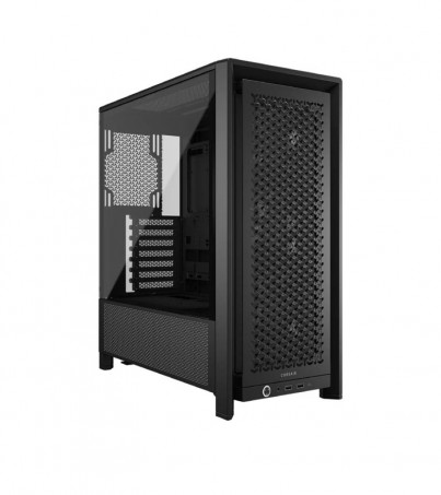 CASE CORSAIR FRAME 4000D SERIES AIRFLOW BLACK FINISH MESH PANEL 3 x RS120 BLACK FANS MID-TOWER : CC-9011312-WW