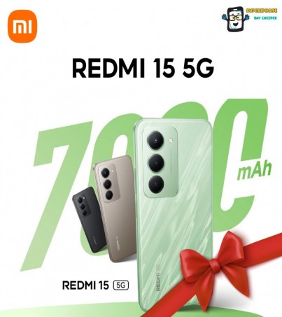 Redmi 15 5G (8/256GB) จอ 6.9 นิ้ว l แบต 7,000 mAh l ชาร์จไว 33W (By SuperTStore)