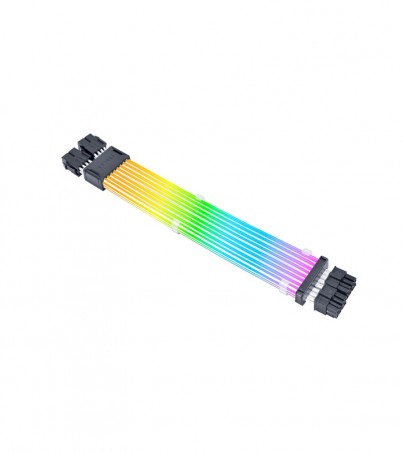 LIAN LI STRIMER WIRELESS SLEEVED CABLE (สายถัก) CPU 2×8-PIN - BLACK (PW8-1W-CPU)