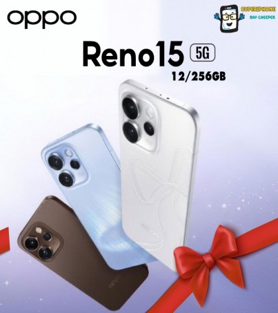 OPPO Reno 15 รุ่น 5G (12/256GB) จอ 6.32 นิ้ว  ขอบจอบาง 1.15 มม.(By SuperTStore)