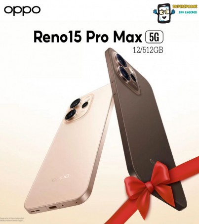 OPPO Reno 15 Pro Max รุ่น 5G (12/512GB) จอ 6.78 นิ้ว l กันน้ำกันฝุ่น IP69(By SuperTStore)