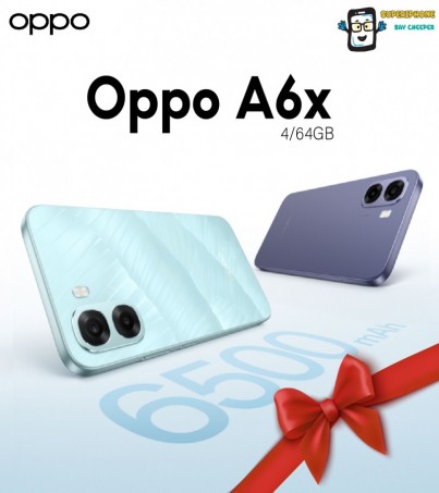 OPPO A6x (4+64GB)จอ 6.75 นิ้ว คุ้มค่า จอใหญ่ ใช้งานลื่น(By SuperTStore)