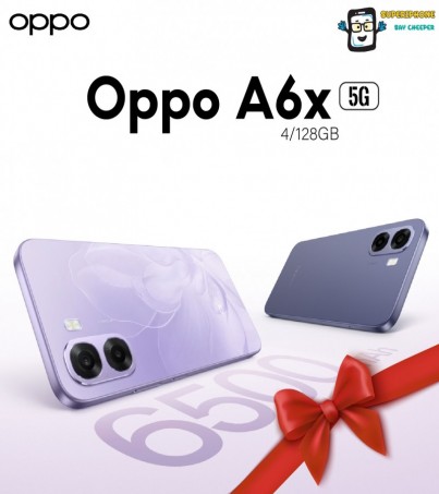 OPPO A6x รุ่น 5G (4+128GB) จอใหญ่ ใช้งานลื่น คุ้มค่า(By SuperTStore)