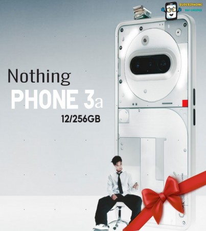 Nothing Phone 3a รุ่น 5G (12+256GB) จอ 6.77 นิ้ว l  แบตเตอรี่   5000 mAh (By SuperTStore)