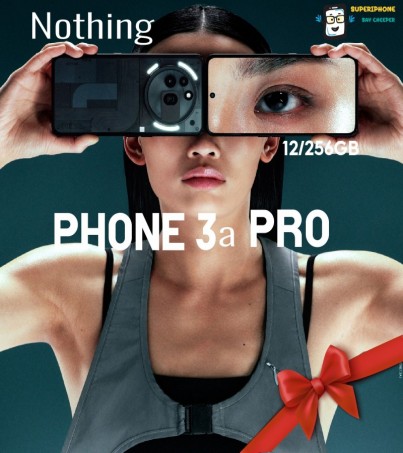 Nothing Phone 3a Pro รุ่น 5G (12+256GB)ภาพพอร์ตเทรตสวยๆ l จอ 6.77 นิ้ว l  แบตเตอรี่   5000 mAh (By SuperTStore)