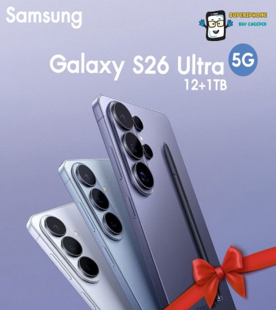  Samsung Galaxy S26 Ultra (16+1TB) สมาร์ทโฟน AI จอกันเผือก l จอ 6.90  QHD+(By SuperTStore)
