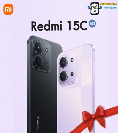 Redmi 15C รุ่น 5G (4/128GB)จอ 6.9 นิ้ว l ชิปเซ็ต Dimensity 6300  l แบต 6,000mAh (By SuperTStore)