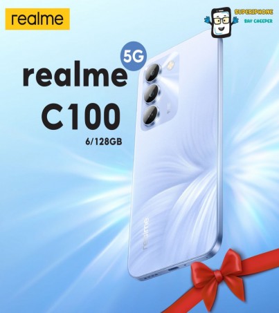 Realme C100 รุ่น 5G (6/128GB) จอ 6.8 นิ้ว  l Dimensity  6300 5G l แบต 7,000 mAh (By SuperTStore)