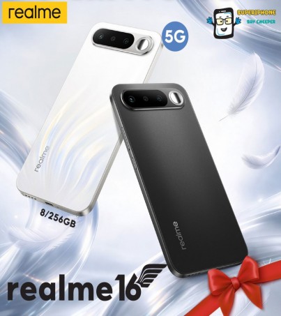 realme 16 รุ่น 5G(8/256GB)เเบตอึด 7,000 mAh l มีสไตล์ l จอ 6.57 นิ้ว (By SuperTStore)